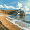 Aesthetic Jurassic Coast Diamond Painting