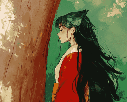 Aesthetic Kagome Higurashi Inuyasha Diamond Painting