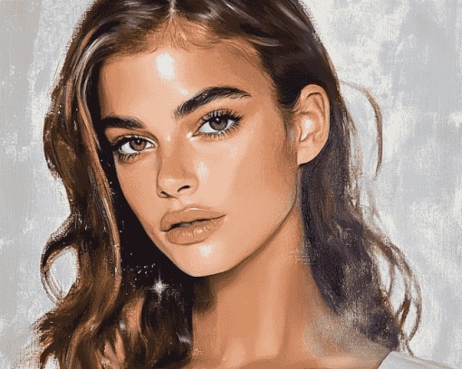 Aesthetic Kaia Gerber Diamond Painting