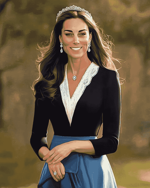 Aesthetic Kate Middleton Diamond Painting