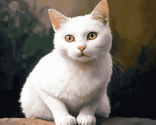 Aesthetic Kitty Diamond Painting