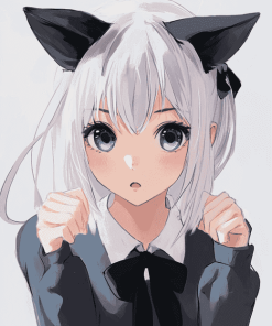 Aesthetic Koneko Anime Diamond Painting