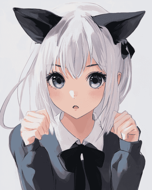 Aesthetic Koneko Anime Diamond Painting