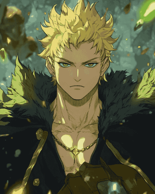 Aesthetic Laxus Dreyar Anime Diamond Painting