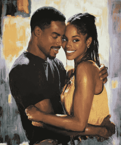 Aesthetic Love Jones Movie Diamond Painting