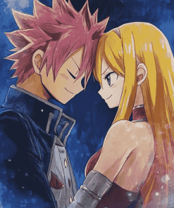 Aesthetic Lucy Natsu Anime Diamond Painting