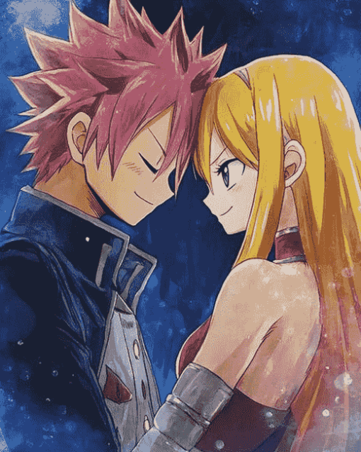 Aesthetic Lucy Natsu Anime Diamond Painting