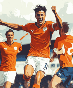 Aesthetic Luton Town Footballers Diamond Painting