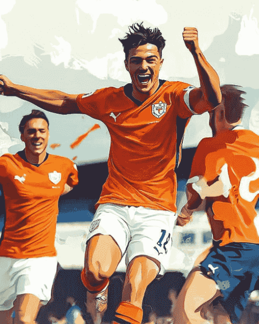 Aesthetic Luton Town Footballers Diamond Painting