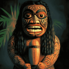 Aesthetic Maori Tiki Fantasy Diamond Painting