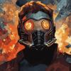 Aesthetic Marvel Starlord Diamond Painting