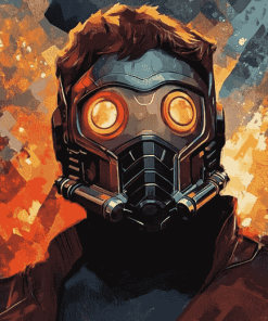 Aesthetic Marvel Starlord Diamond Painting