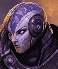 Aesthetic Mass Effect Tali Diamond Painting