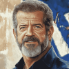 Aesthetic Mel Gibson Diamond Painting