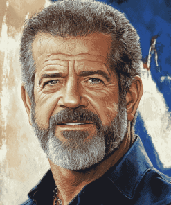 Aesthetic Mel Gibson Diamond Painting