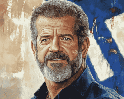 Aesthetic Mel Gibson Diamond Painting