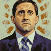 Aesthetic Michael Scott Pop Culture Diamond Painting