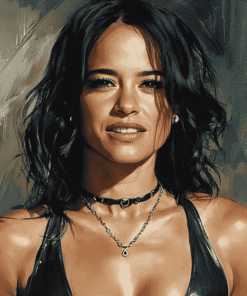 Aesthetic Michelle Rodriguez Diamond Painting