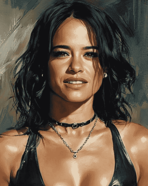 Aesthetic Michelle Rodriguez Diamond Painting