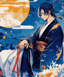 Aesthetic Mikazuki Munechika Anime Diamond Painting