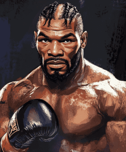 Aesthetic Mike Tyson Boxer Diamond Painting