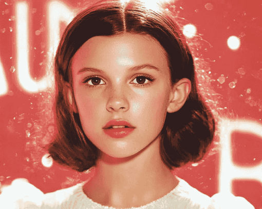 Aesthetic Millie Bobby Brown Diamond Painting