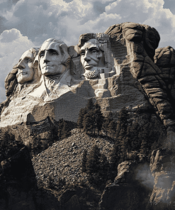 Aesthetic Mount Rushmore North Dakota Diamond Painting