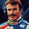 Aesthetic Nigel Mansell Racing Diamond Painting