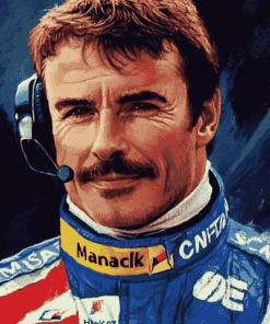 Aesthetic Nigel Mansell Racing Diamond Painting