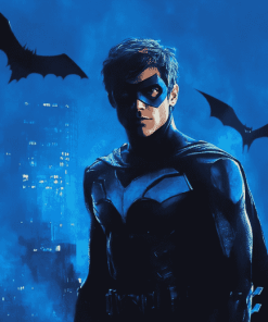 Aesthetic Nightwing Movie Diamond Painting