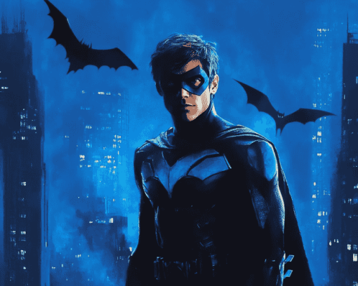 Aesthetic Nightwing Movie Diamond Painting