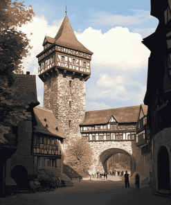 Aesthetic Nuremberg Castle Diamond Painting