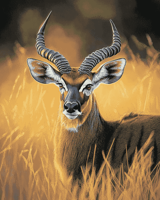 Aesthetic Nyala Wildlife Diamond Painting