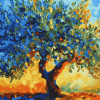 Aesthetic Olive Tree Diamond Painting