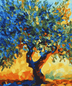 Aesthetic Olive Tree Diamond Painting