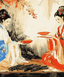 Aesthetic Oriental Diamond Painting