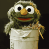 Aesthetic Oscar Grouch Diamond Painting