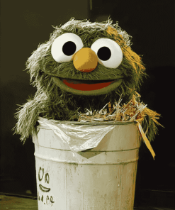 Aesthetic Oscar Grouch Diamond Painting