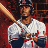 Aesthetic Ozzie Albies Baseball Diamond Painting