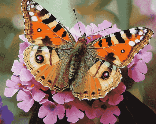 Aesthetic Painted Butterfly Diamond Painting