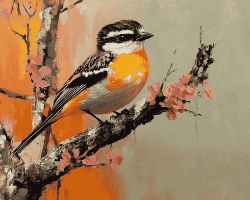 Aesthetic Pardalote Bird Diamond Painting