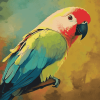 Aesthetic Parrot Diamond Painting