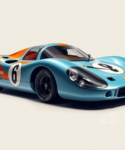 Aesthetic Porsche 917 Cars Diamond Painting