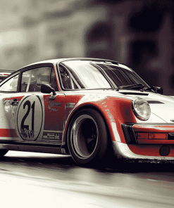 Aesthetic Porsche Race Diamond Painting