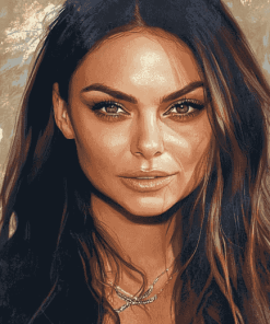 Aesthetic Portrait of Mila Kunis Diamond Painting