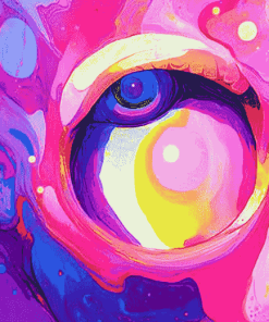 Aesthetic Psychedelic Animation Diamond Painting