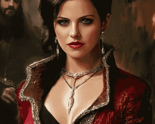 Aesthetic Regina Mills Celebrity Diamond Painting