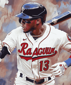 Aesthetic Ronald Acuna Jr Sports Diamond Painting