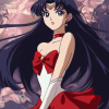 Aesthetic Sailor Mars Anime Diamond Painting