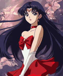 Aesthetic Sailor Mars Anime Diamond Painting